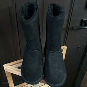 Bear Paw Black boots size 10 worn 1-2x